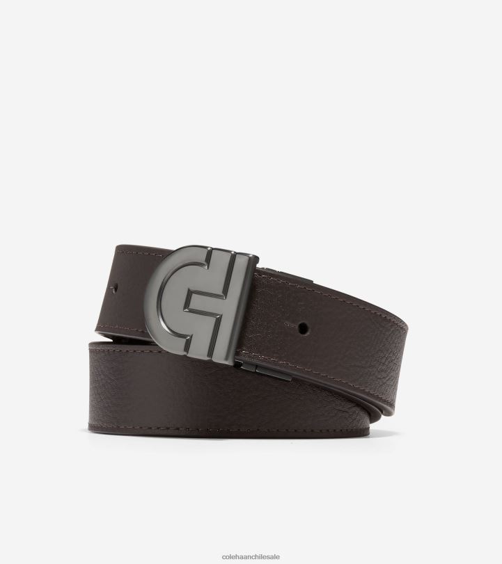 Cole Haan cinturón reversible con logo ch de 32 mm marrón-negro B8D8B571 hombres accesorios