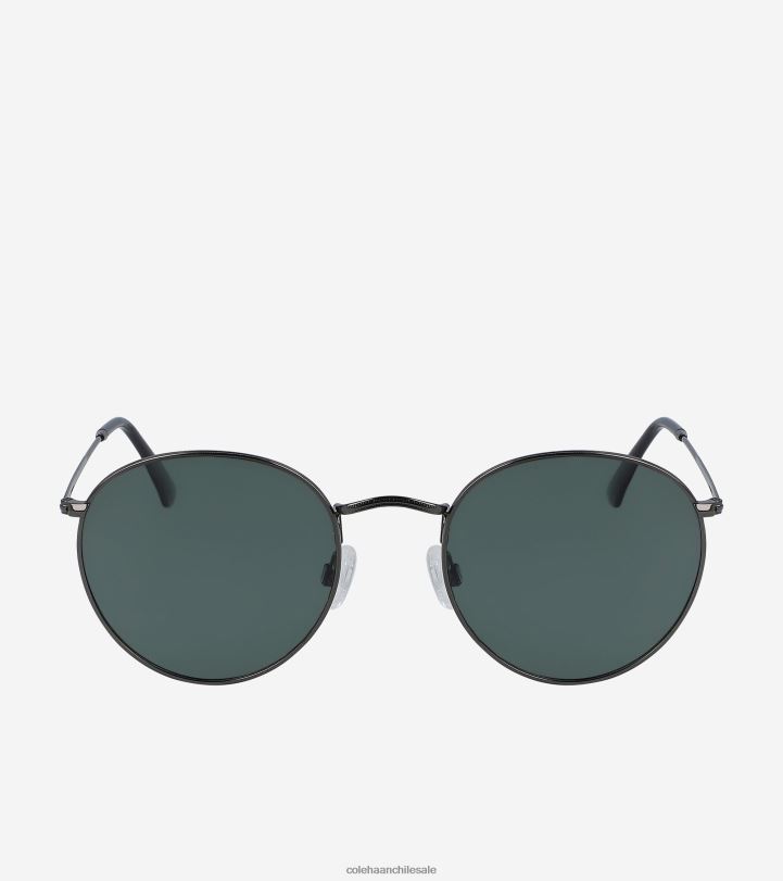 Cole Haan gafas de sol clásicas redondas de metal humo de bronce B8D8B585 hombres accesorios