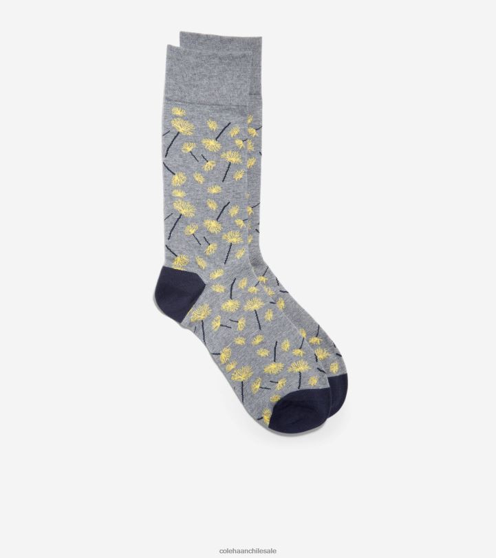 Cole Haan calcetín con diseño de diente de león brezo gris medio B8D8B587 hombres accesorios