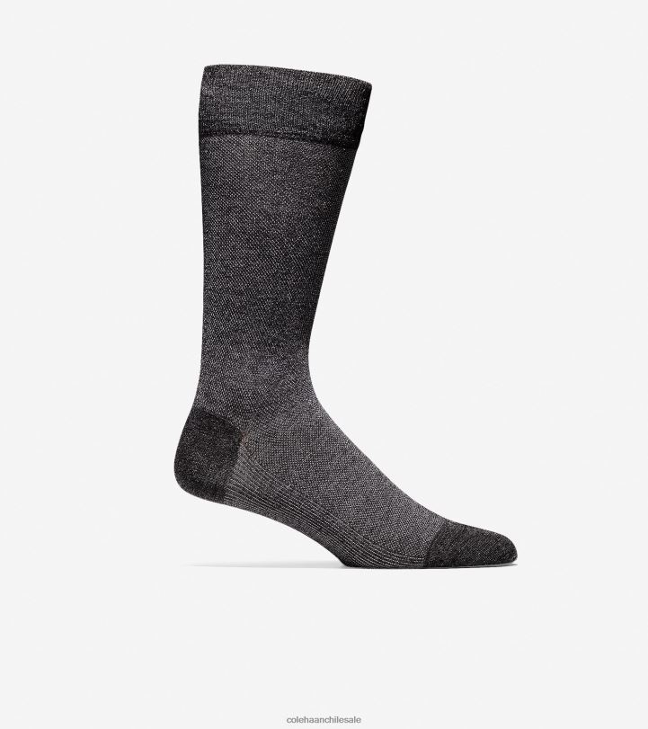 Cole Haan calcetines con textura de piqué brezo de grafito B8D8B595 hombres accesorios