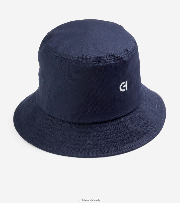 Cole Haan sombrero de pescador de algodón chaqueta azul marino B8D8B500 hombres accesorios
