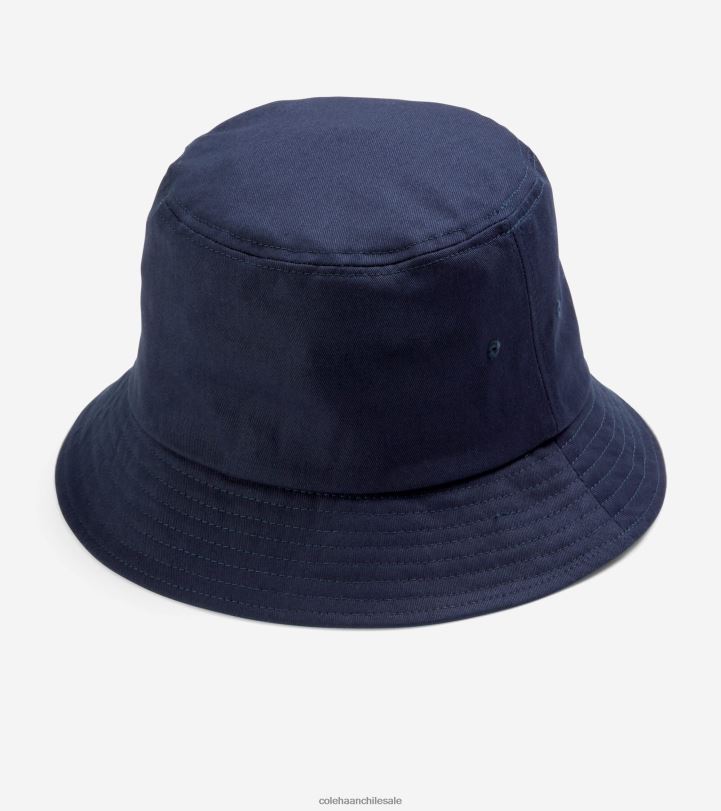 Cole Haan sombrero de pescador de algodón chaqueta azul marino B8D8B500 hombres accesorios