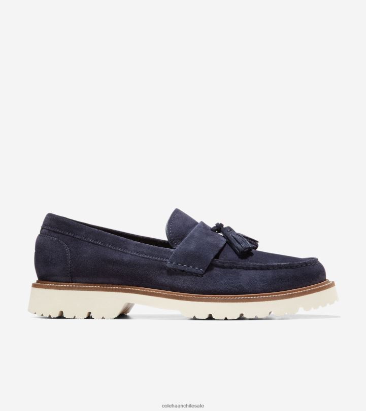 Cole Haan mocasines clásicos americanos con borlas blazer azul marino-garceta B8D8B451 hombres calzado