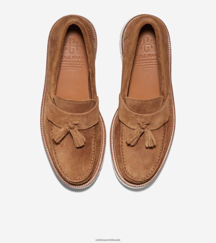 Cole Haan mocasines clásicos americanos con borlas garceta dorada B8D8B450 hombres calzado
