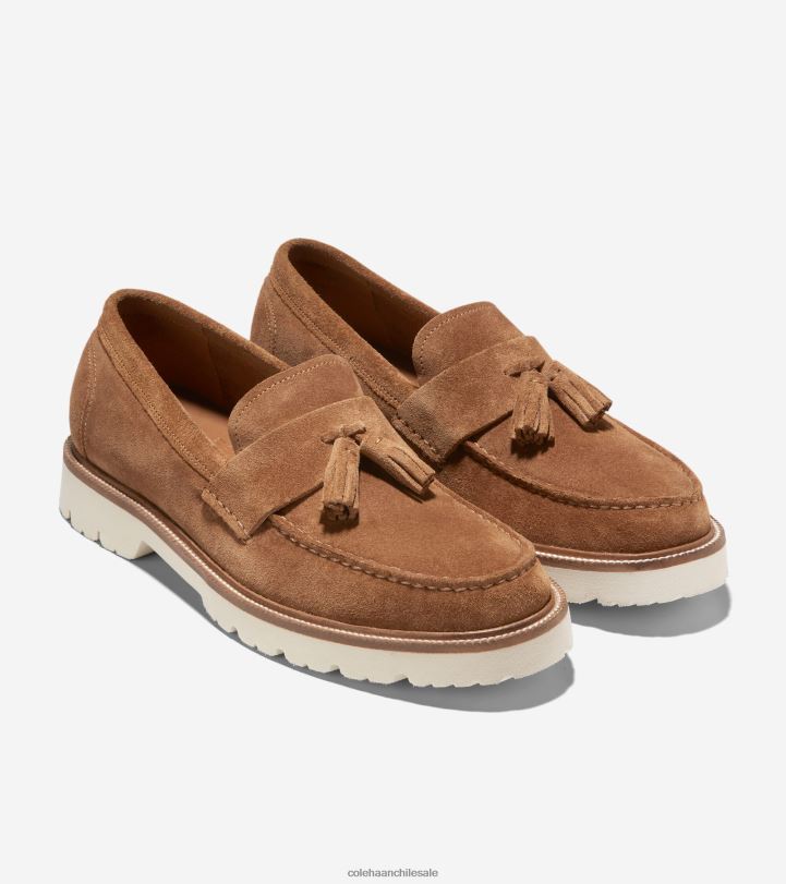 Cole Haan mocasines clásicos americanos con borlas garceta dorada B8D8B450 hombres calzado