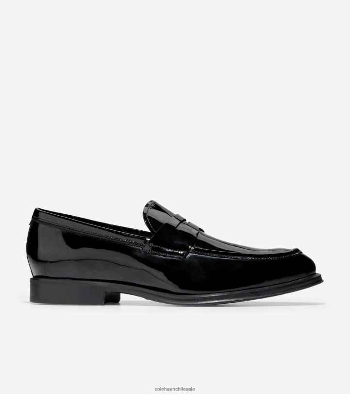 Cole Haan mocasines clásicos modernos charol negro B8D8B448 hombres calzado