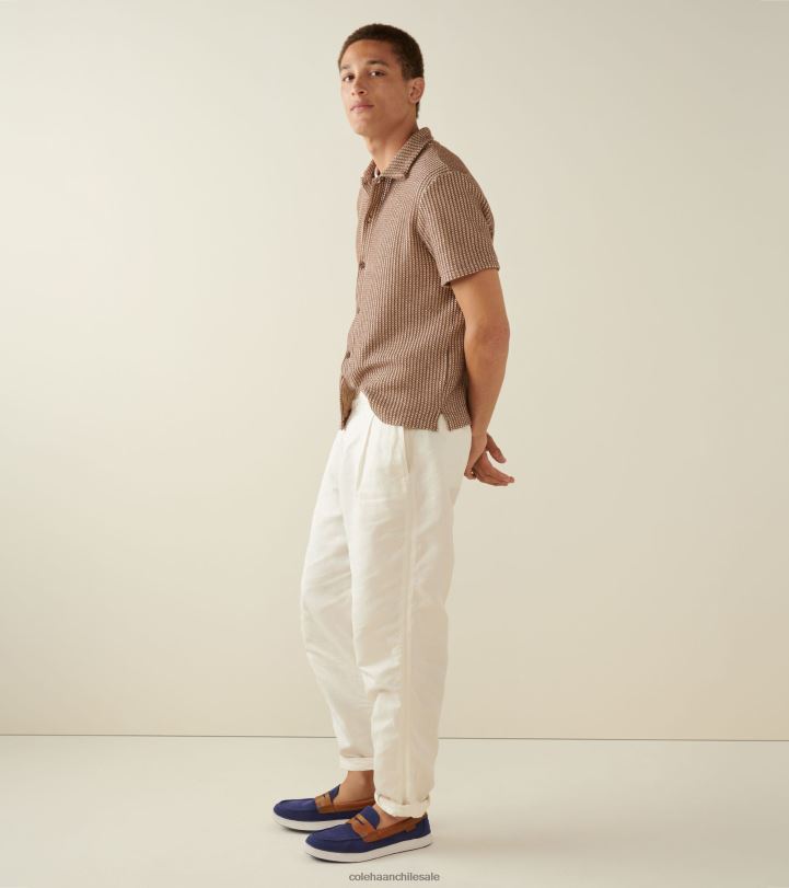 Cole Haan mocasines nantucket penny azul marino textil-bronceado B8D8B352 hombres calzado