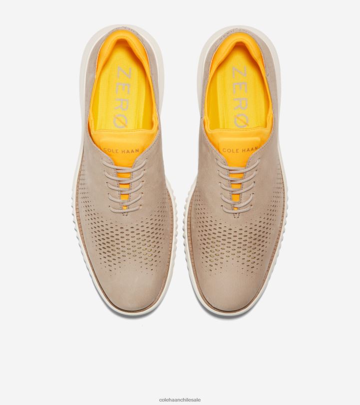 Cole Haan 2. punta de ala láser zerogrand oxford duna-oro fusión-marfil B8D8B269 hombres calzado