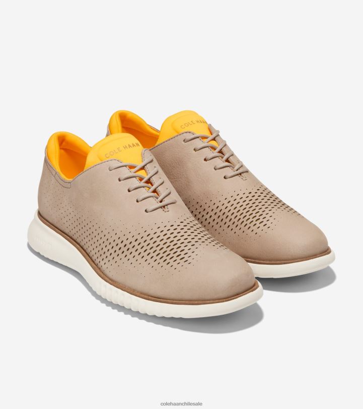 Cole Haan 2. punta de ala láser zerogrand oxford duna-oro fusión-marfil B8D8B269 hombres calzado