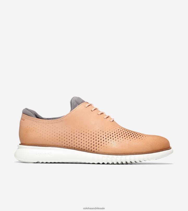 Cole Haan 2. punta de ala láser zerogrand oxford horizonte de la ciudad de bronceado blanqueado-marfil B8D8B267 hombres calzado