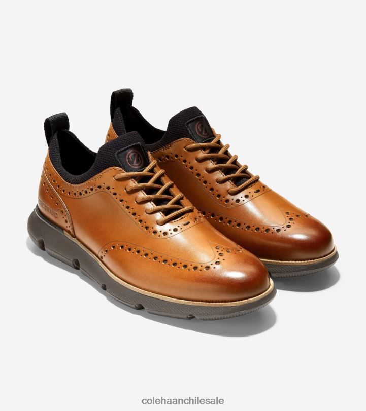 Cole Haan 4.zerogrand punta de ala oxford bronceado británico-java B8D8B371 hombres calzado