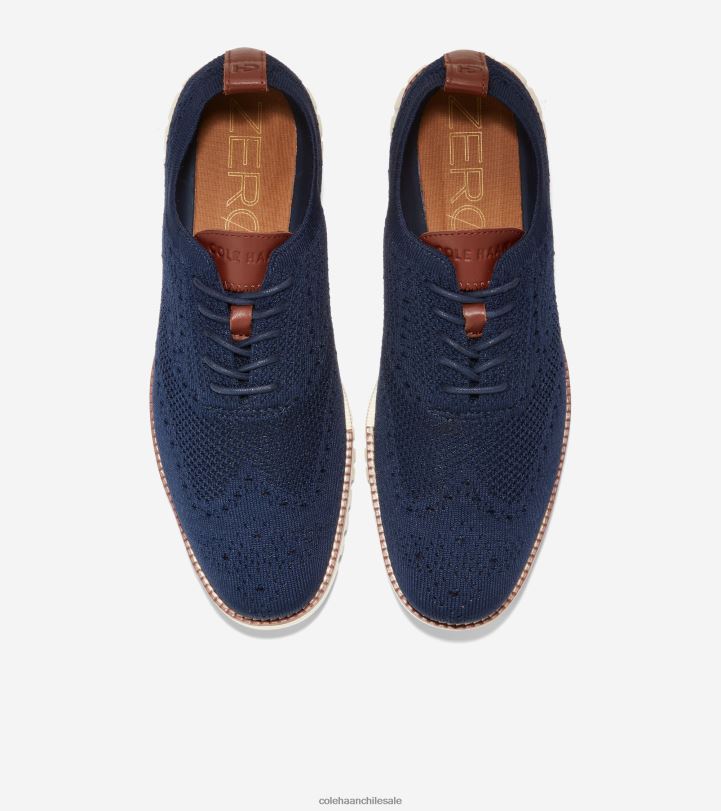 Cole Haan Oxford de punta de ala zerogrand azul marino stitchlite-marfil B8D8B428 hombres calzado