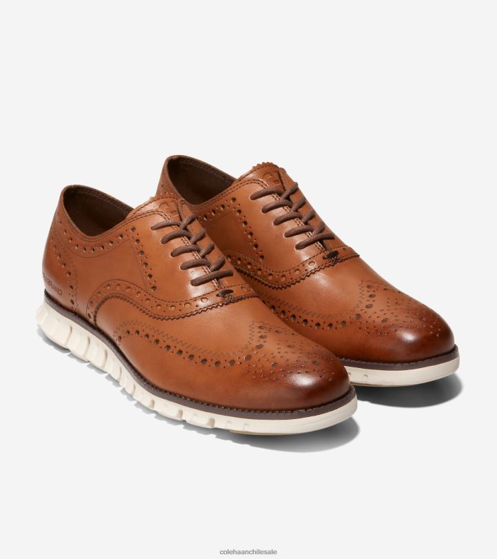 Cole Haan Oxford de punta de ala zerogrand bronceado británico B8D8B395 hombres calzado