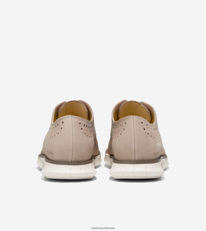Cole Haan Oxford de punta de ala zerogrand dune nubuck-trufa-marfil B8D8B394 hombres calzado