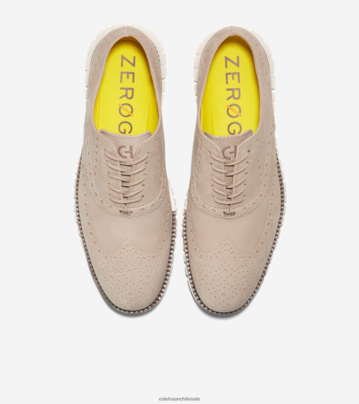 Cole Haan Oxford de punta de ala zerogrand dune nubuck-trufa-marfil B8D8B394 hombres calzado