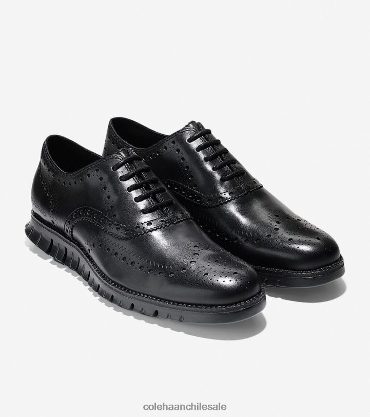 Cole Haan Oxford de punta de ala zerogrand negro B8D8B396 hombres calzado