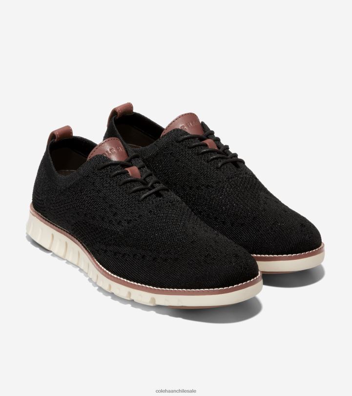 Cole Haan Oxford de punta de ala zerogrand negro stitchlite-marfil B8D8B429 hombres calzado