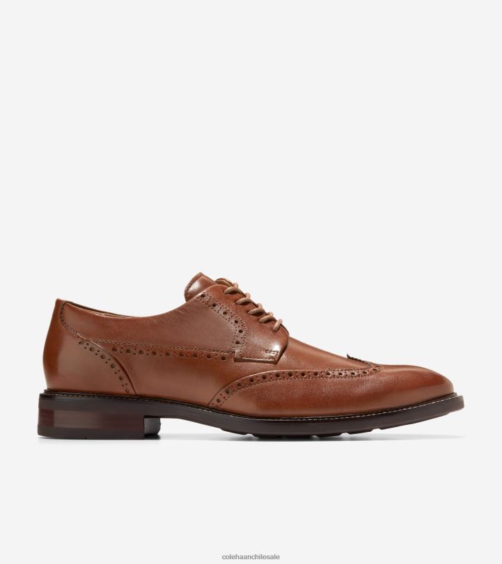 Cole Haan Warren Oxford con punta de ala bronceado británico B8D8B463 hombres calzado