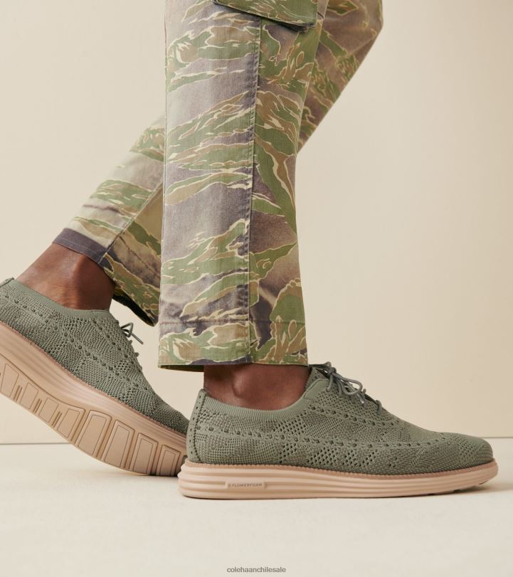 Cole Haan originalgrand remasterizado longwing oxford Stitchlite de camuflaje verde oliva con profundidad de hoja de té B8D8B443 hombres calzado