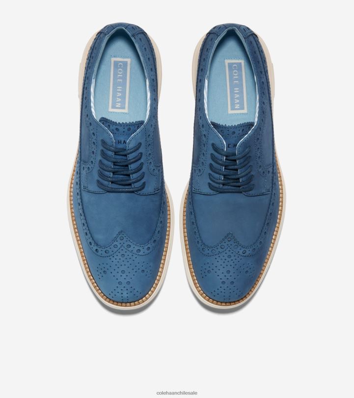 Cole Haan originalgrand remasterizado longwing oxford alférez azul-marfil B8D8B324 hombres calzado