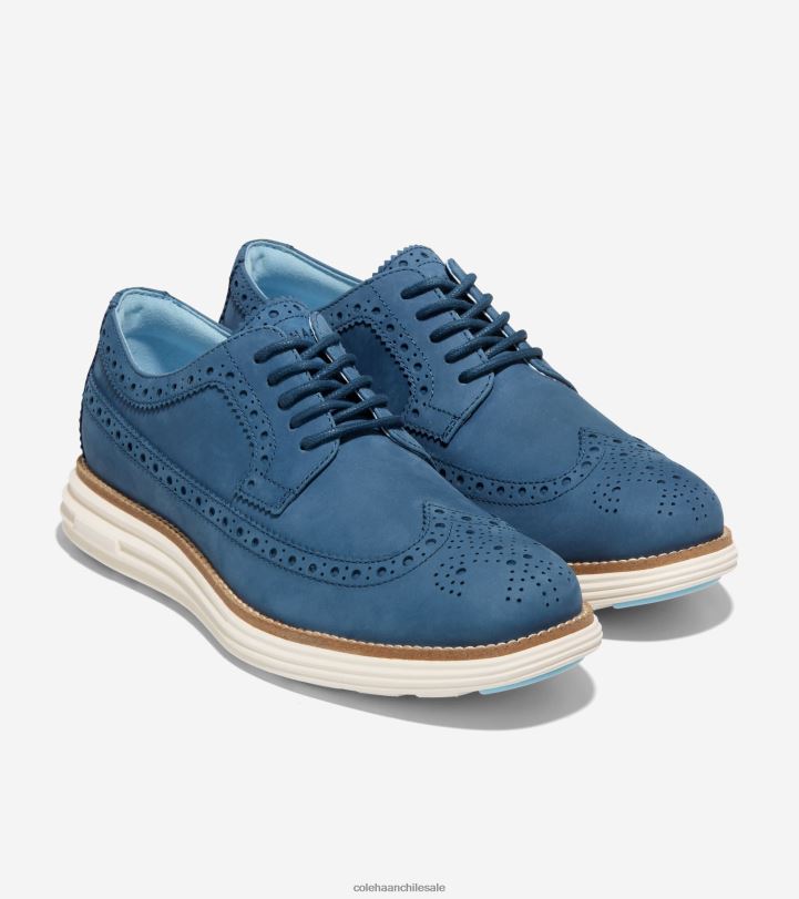 Cole Haan originalgrand remasterizado longwing oxford alférez azul-marfil B8D8B324 hombres calzado