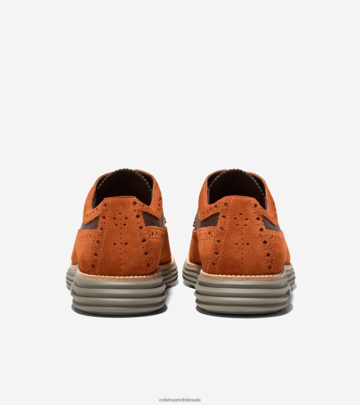 Cole Haan originalgrand remasterizado longwing oxford rojo marrón-chocolate oscuro oliva B8D8B325 hombres calzado