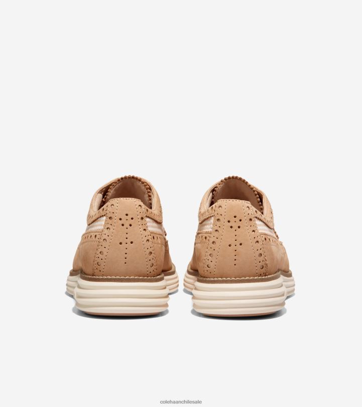 Cole Haan originalgrand remasterizado longwing oxford sésamo seersucker-marfil B8D8B323 hombres calzado