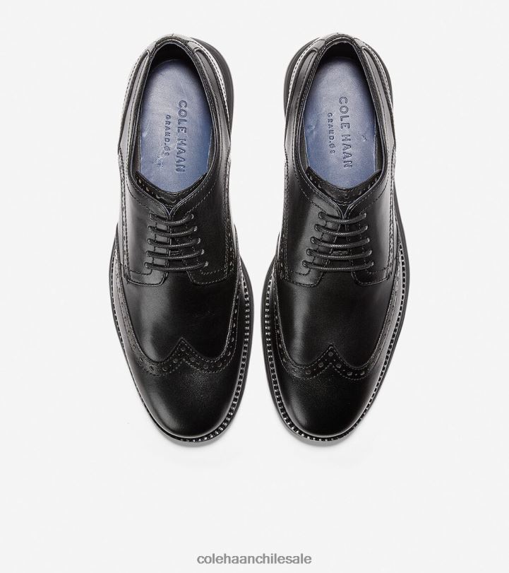 Cole Haan oxford de punta de ala grande original negro B8D8B287 hombres calzado