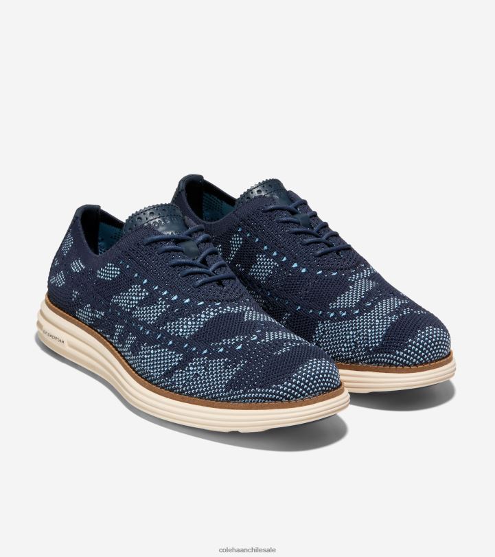 Cole Haan oxford de punta de ala remasterizado original grand blazer azul marino-campana camo stitchlite B8D8B445 hombres calzado