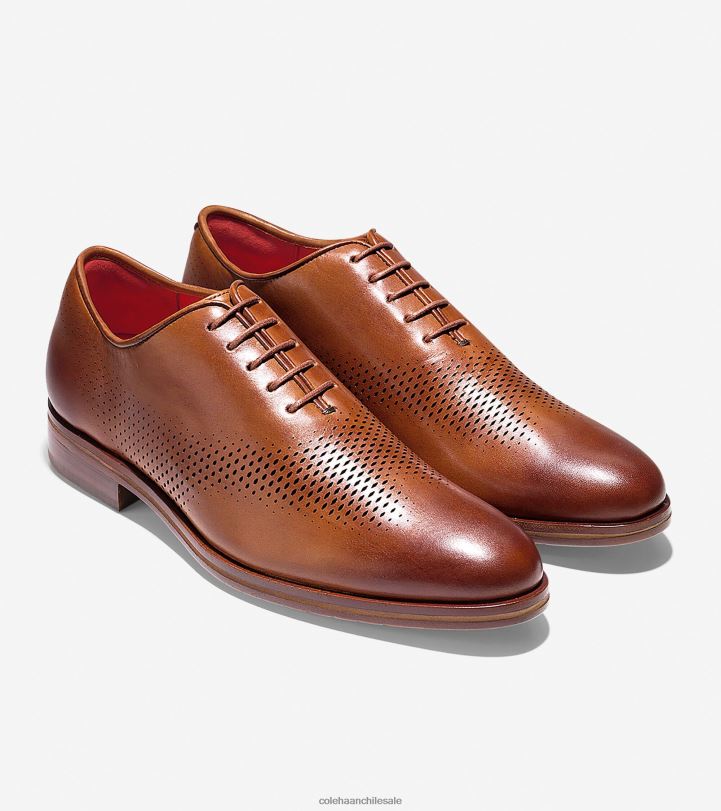Cole Haan washington grand laser punta de ala oxford cuero marrón británico B8D8B420 hombres calzado