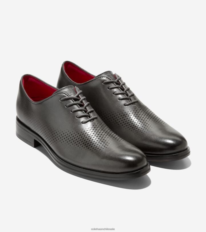 Cole Haan washington grand laser punta de ala oxford rayas grises B8D8B423 hombres calzado