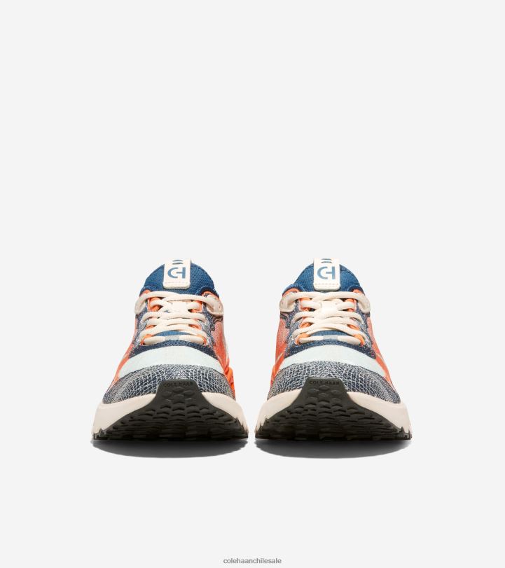 Cole Haan 5.Zerogrand Zapatilla para correr con puntada bordada alférez azul-nectarina-marfil B8D8B460 hombres calzado