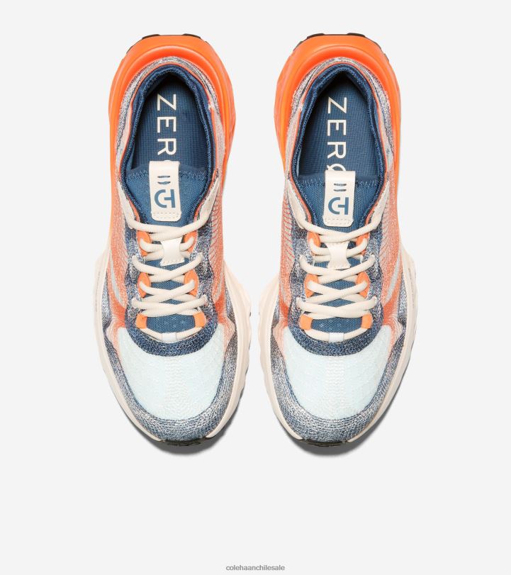 Cole Haan 5.Zerogrand Zapatilla para correr con puntada bordada alférez azul-nectarina-marfil B8D8B460 hombres calzado