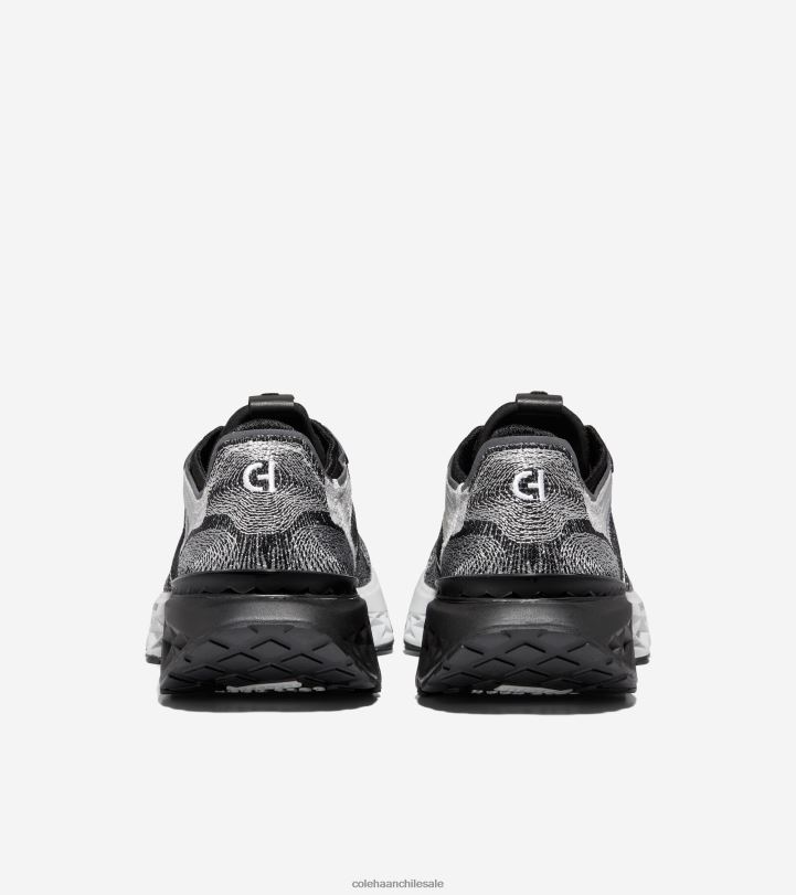 Cole Haan 5.Zerogrand Zapatilla para correr con puntada bordada negro-gris raya diplomática-blanco óptico B8D8B462 hombres calzado