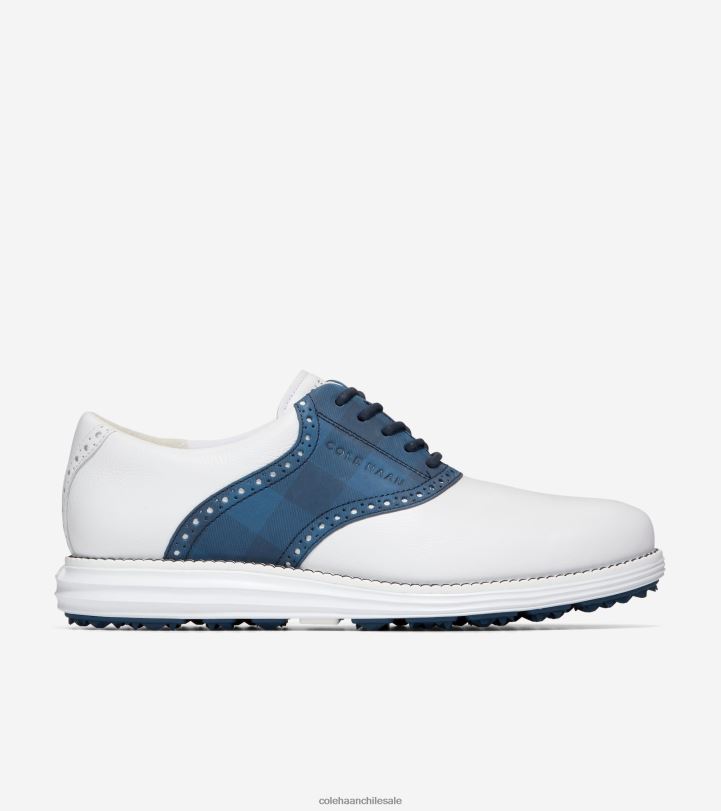 Cole Haan Zapato de golf Grand Saddle original blazer blanco óptico-ensign azul marino B8D8B469 hombres calzado