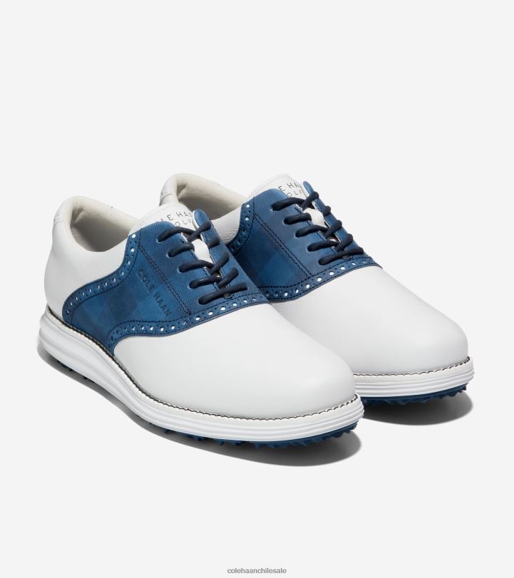 Cole Haan Zapato de golf Grand Saddle original blazer blanco óptico-ensign azul marino B8D8B469 hombres calzado
