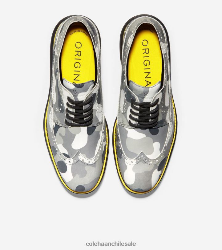 Cole Haan gran zapato de golf original camuflaje gris B8D8B409 hombres calzado