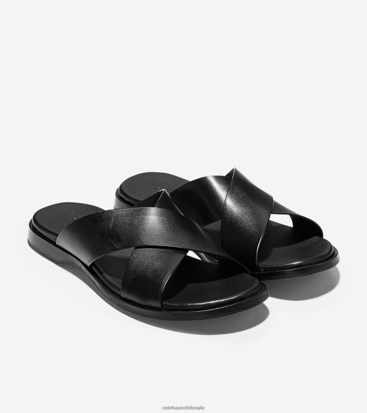 Cole Haan sandalia cruzada goldwyn 2.0 negro liso B8D8B341 hombres calzado