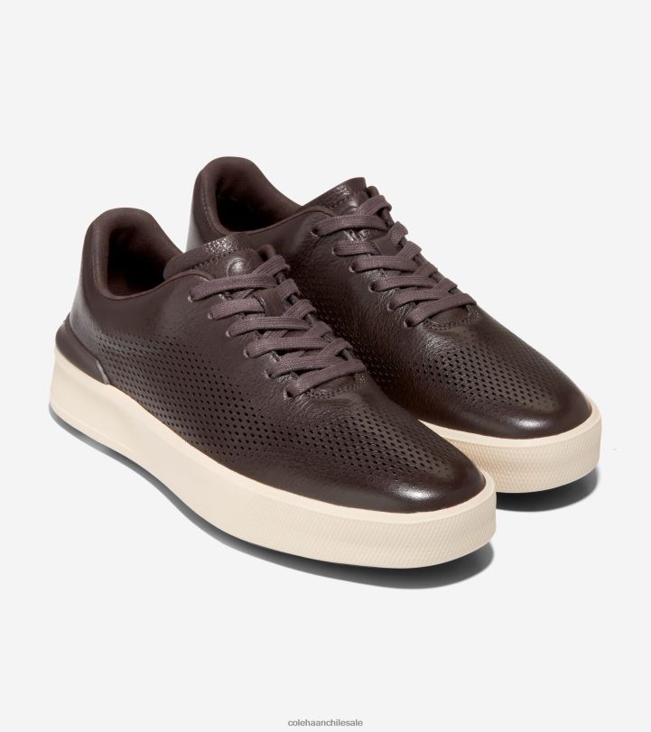Cole Haan tenis grandpro crew laser chocolate negro-marfil-syrah B8D8B480 hombres calzado