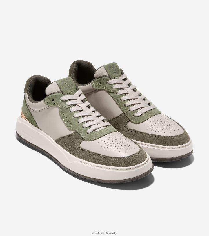 Cole Haan tenis grandpro cruzados paloma-té hoja-aceite verde-plata abedul B8D8B311 hombres calzado