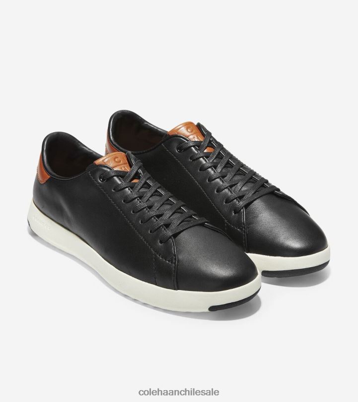 Cole Haan tenis grandpro negro-bronceado británico B8D8B386 hombres calzado