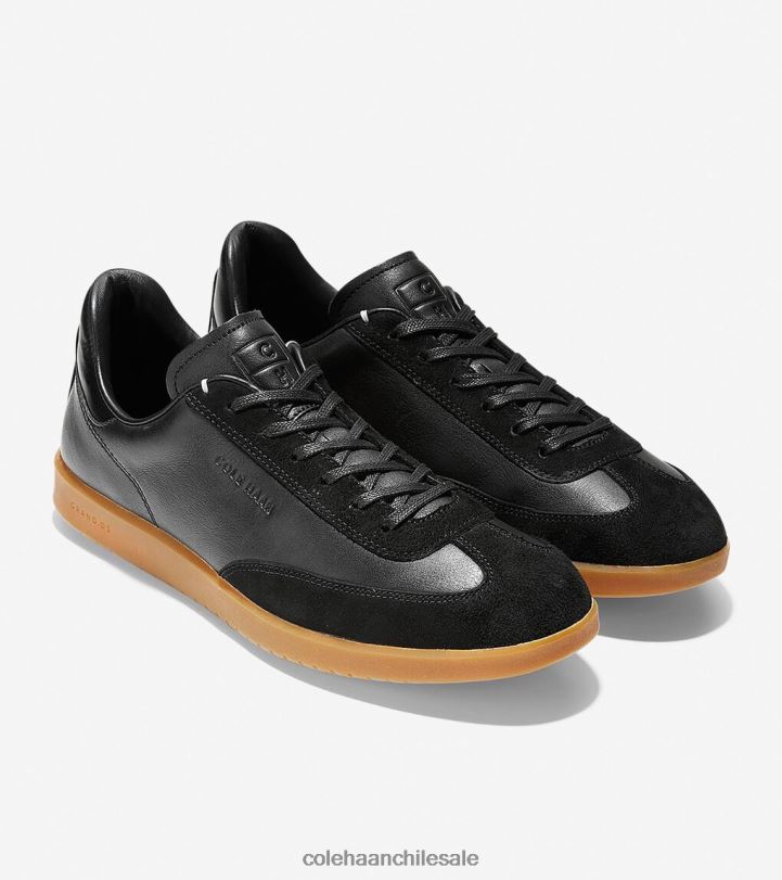 Cole Haan tenis grandpro para césped negro abatanado - ante negro B8D8B456 hombres calzado