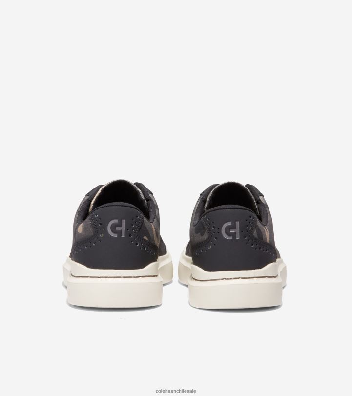 Cole Haan tenis grandpro rally de lona camuflaje de pavimento negro oscuro B8D8B347 hombres calzado
