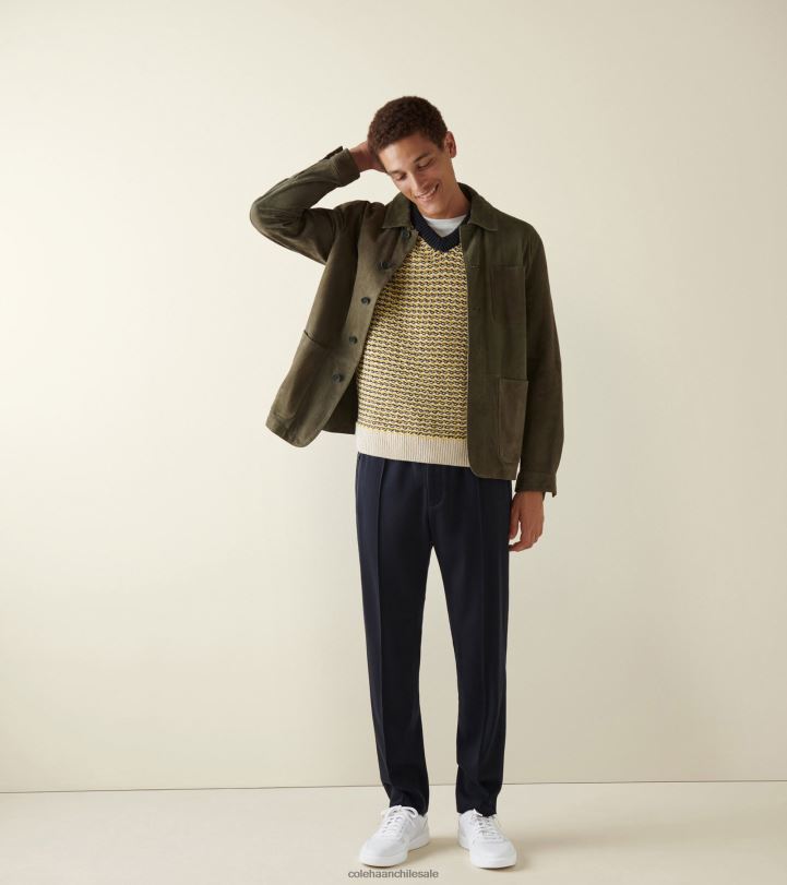 Cole Haan zapatilla de tenis moderna grand crosscourt blanco óptico perforado-pavo real B8D8B345 hombres calzado