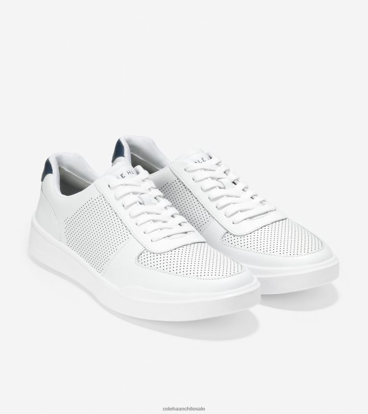 Cole Haan zapatilla de tenis moderna grand crosscourt blanco óptico perforado-pavo real B8D8B345 hombres calzado