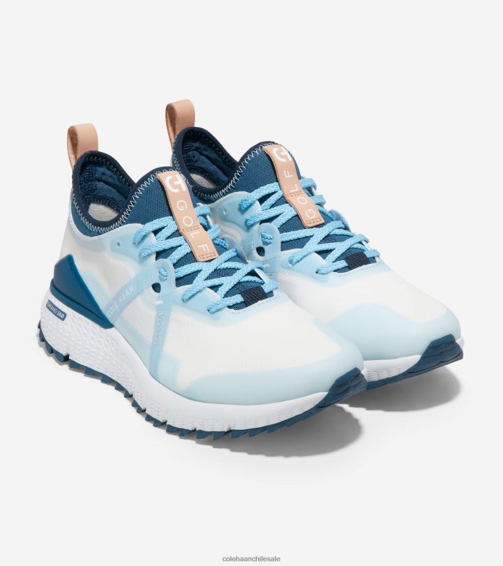 Cole Haan zapato de golf de adelantamiento zerogrand blanco óptico-azul insignia B8D8B411 hombres calzado