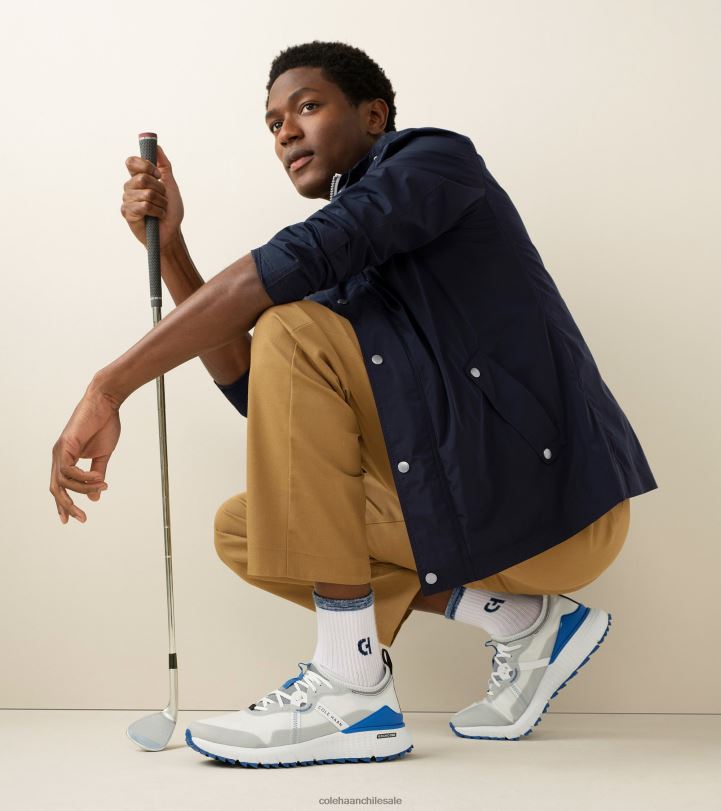 Cole Haan zapato de golf de adelantamiento zerogrand microchip-azul lapislázuli-blanco óptico B8D8B412 hombres calzado