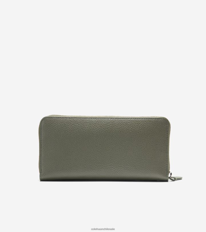 Cole Haan billetera continental de ciudad bloque de color de garza verde y aceite de hoja de té B8D8B493 mujer accesorios