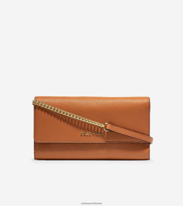 Cole Haan billetera en una cadena bronceado británico B8D8B495 mujer accesorios