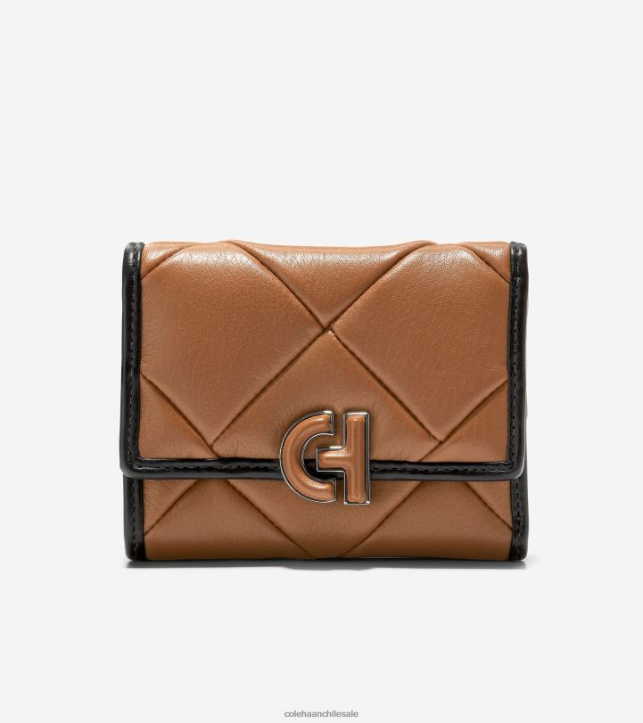 Cole Haan cartera triple bryant negro caramelo B8D8B498 mujer accesorios